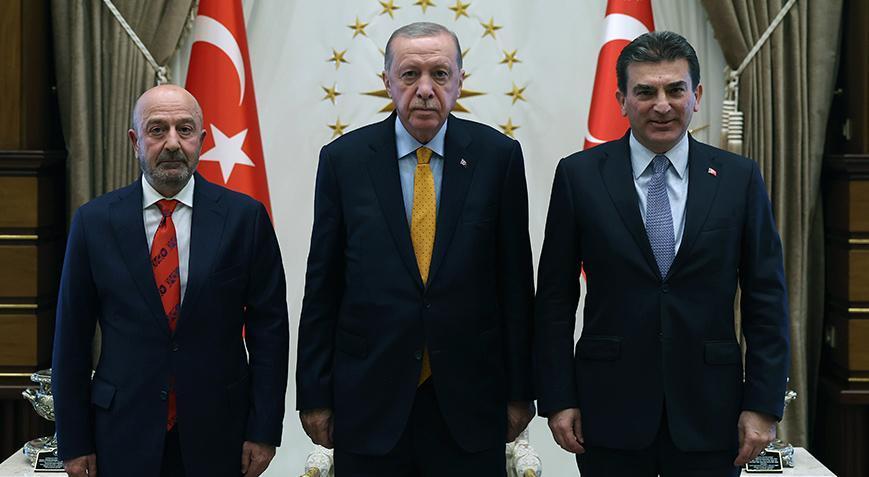 Cumhurbaşkanı Recep Tayyip Erdoğan, OYAK Heyetini kabul etti