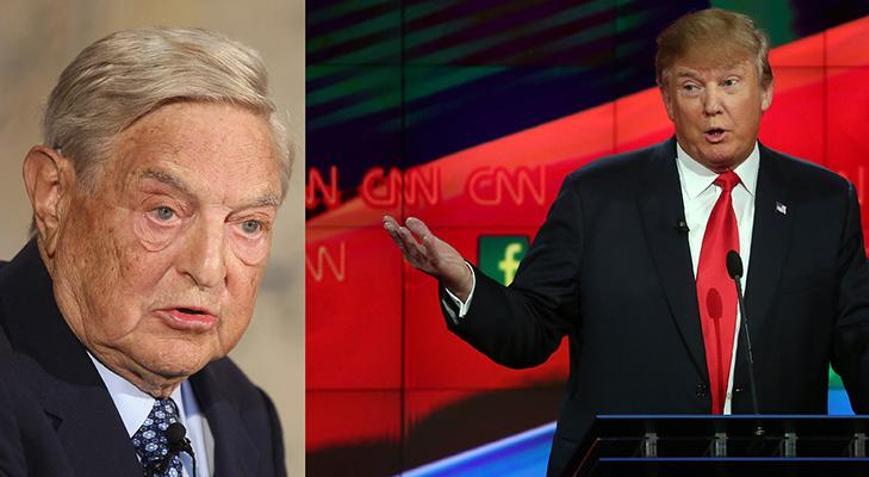 Trump, Soros ve oğlunu hedef aldı: Deliler ülkeyi parçalayamayacak