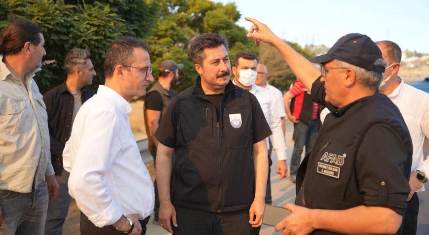 Yenişehir’de 100 hektarlık alan yandı