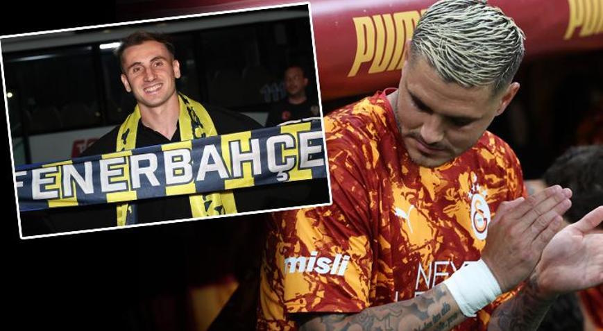 Galatasarayda Icardiden Fenerbahçenin yeni transferi Kerem Aktürkoğluna imalı paylaşım