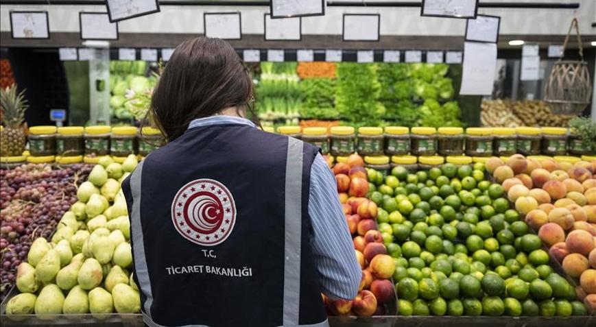 Ticaret Bakanlığı ekipleri market denetimi yaptı