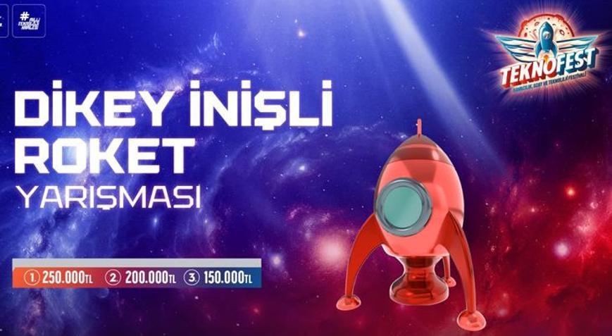 TEKNOFEST Dikey İnişli Roket Yarışması final heyecanı başladı