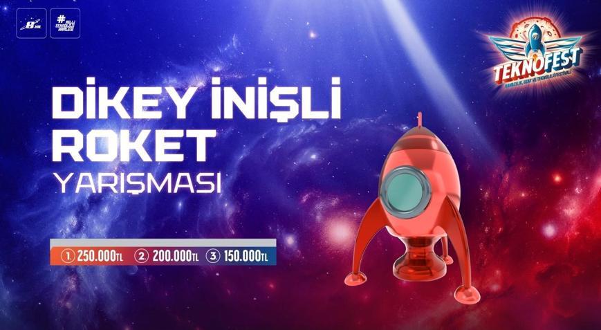 TEKNOFEST Dikey İnişli Roket Yarışması final heyecanı başladı