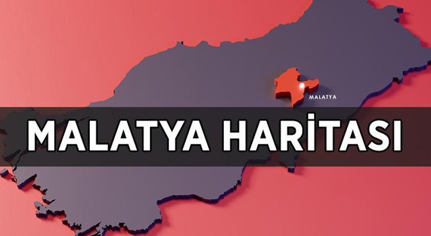 Malatya Haritası Siyasi ve Fiziki: Malatya ilçeleri nelerdir, kaç ilçesi var Malatya ilçeleri haritası...