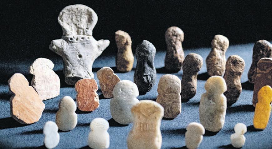 Tavşanlı Höyük’ün hikâyesine ışık tutan idoller bulundu