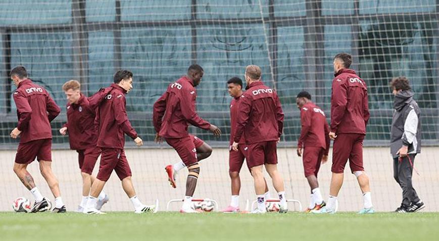 Trabzonspor, Gaziantep FK maçı öncesi antrenmanları sürdürdü