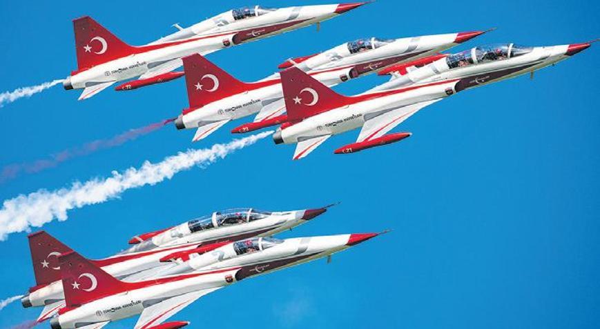 Türk Yıldızları’na ‘En İyi Gösteri Uçuşu’ ödülü