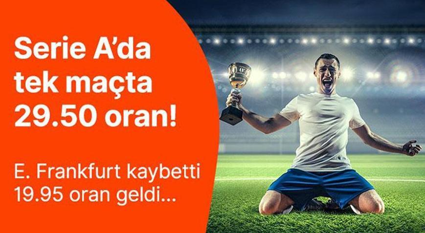Serie A’da tek maçta 29.50 oran