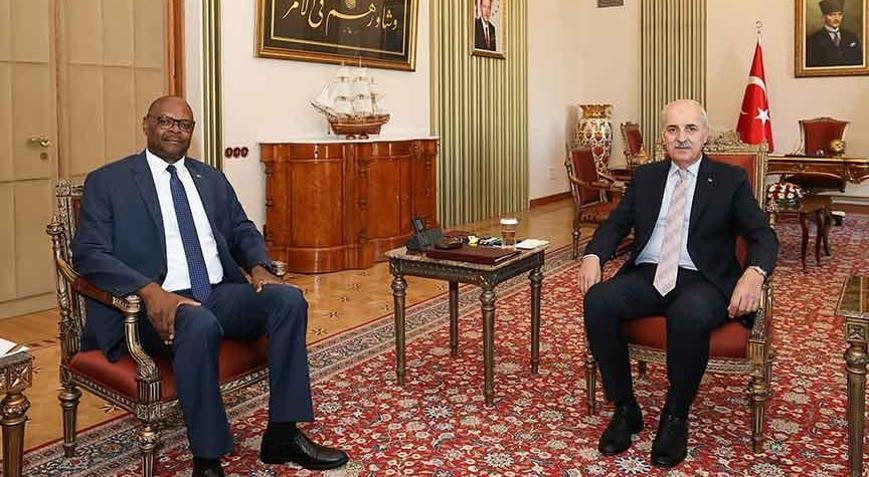 Numan Kurtulmuş, Zimbabve Büyükelçisi Mutiwazukayı kabul etti