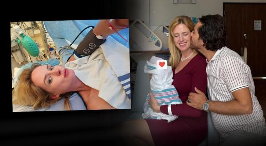 6 gün arayla aynı yerde fotoğraf Wilma Elles doğumdan sonra oraya gitti