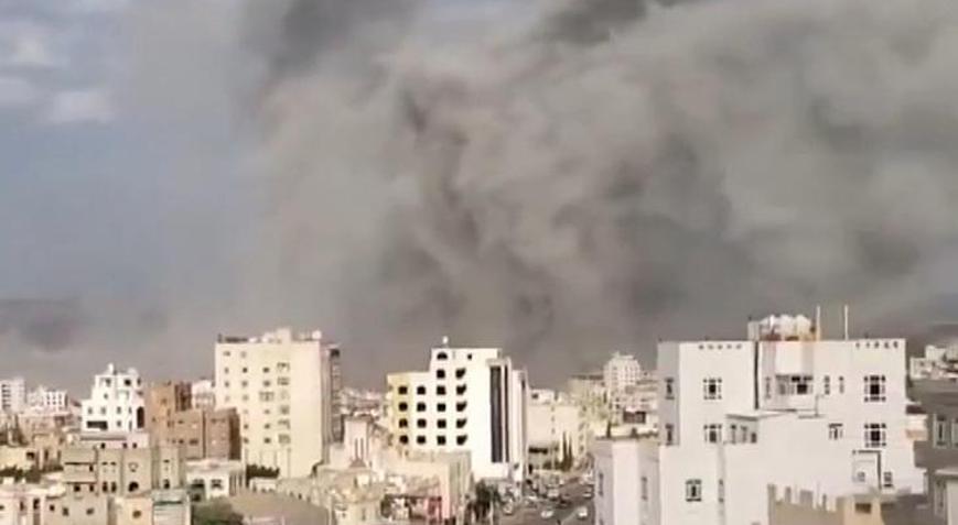 Son dakika... İsrail Yemenin başkenti Sanayı vurdu