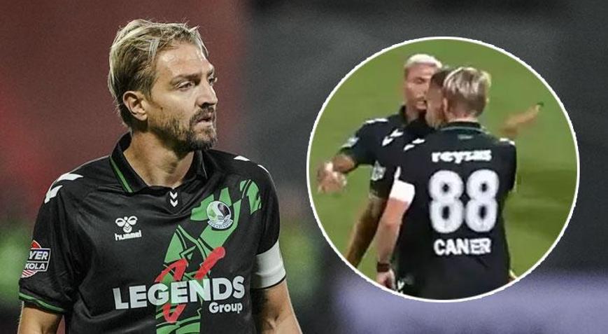 Sakaryasporda Caner Erkin için kadro dışı kararı Takım arkadaşına tokat atmıştı