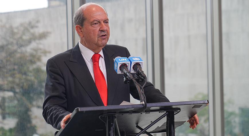 KKTC Cumhurbaşkanı Tatar: Adadaki silahlanma gerilime neden oluyor