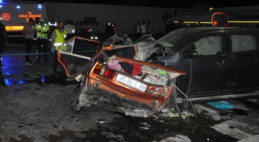 Manisada katliam gibi kaza 1i çocuk 5 ölü, 6 yaralı