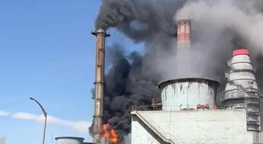 Sivas Kangaldaki termik santral yangını kontrol altında