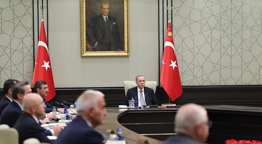 Kabine, Cumhurbaşkanı Erdoğan başkanlığında toplandı