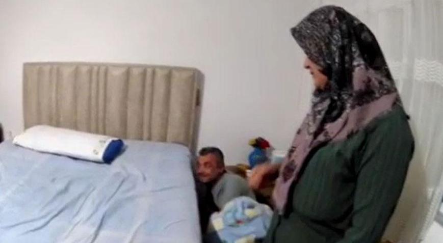 Yer: Samsun Firari hükümlü yorganın altında yakalandı