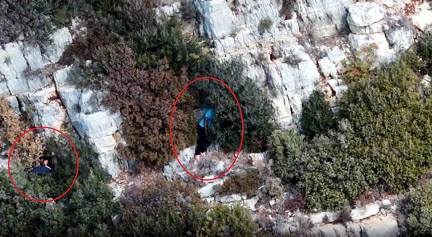 Kaçak avcılar dron ile tespit edildi