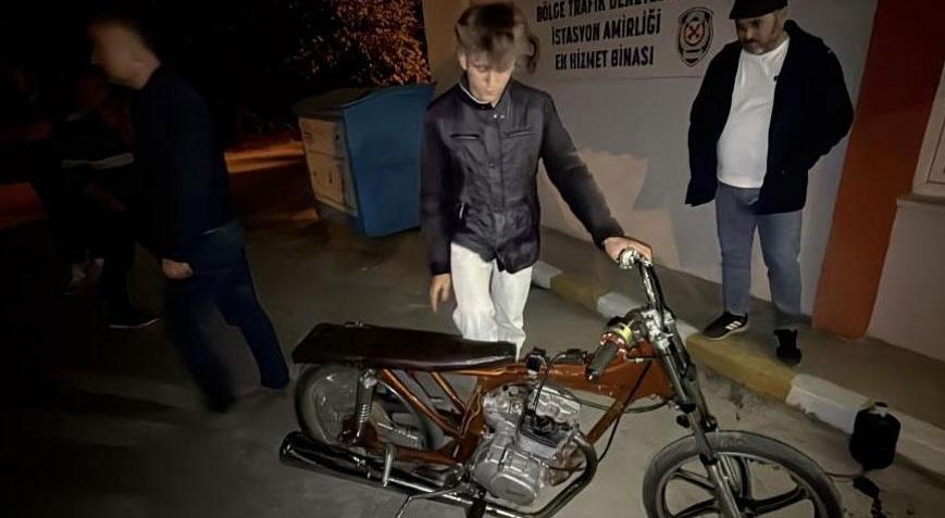 Bisikletini motosiklete çeviren gence şok ceza Tam 45 bin TLye patladı