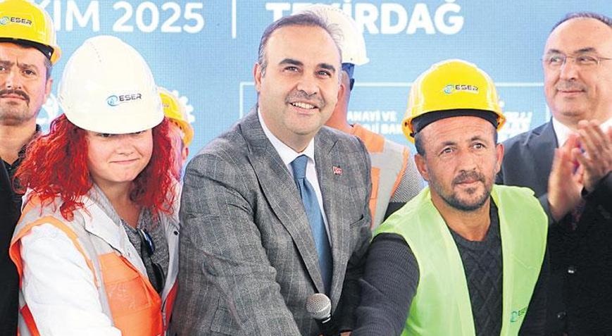 Tekirdağ’da ‘model fabrika’ temeli atıldı