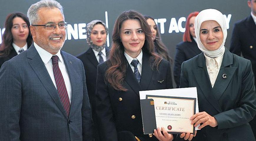 Dünyada en fazla kadın pilot THY’de