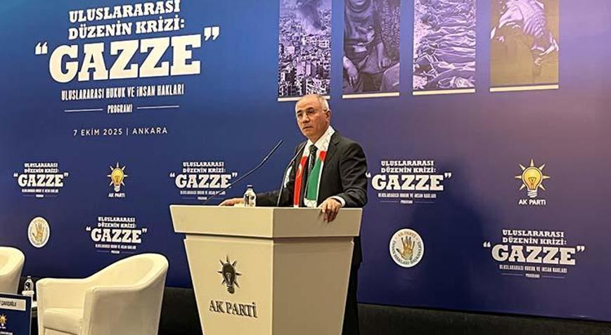 Efkan Ala: Gazzenin sesi Recep Tayyip Erdoğandır