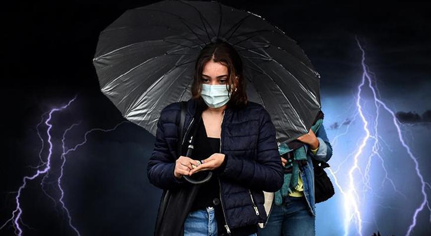 Batıda sağanak ve fırtına Hava önce serinleyecek sonra ısınacak