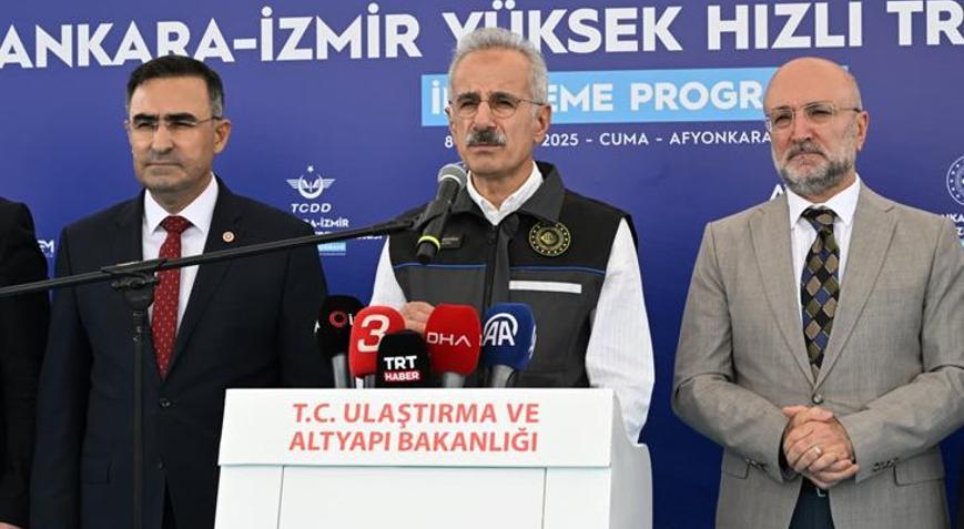 Ankara-İzmir YHTnin en uzun tünelinde ışık göründü