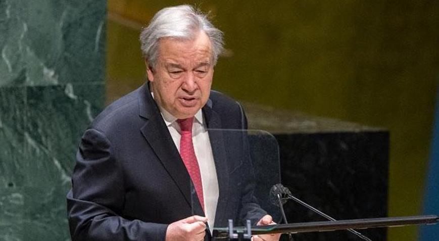Guterres’ten ateşkes açıklaması