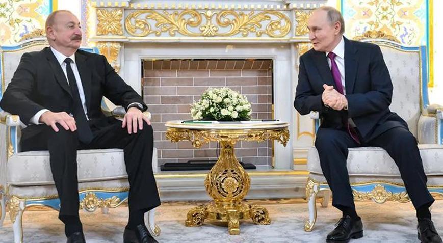 Putin ile Aliyev bir araya geldi Olayın çözüleceğinden şüphemiz yok