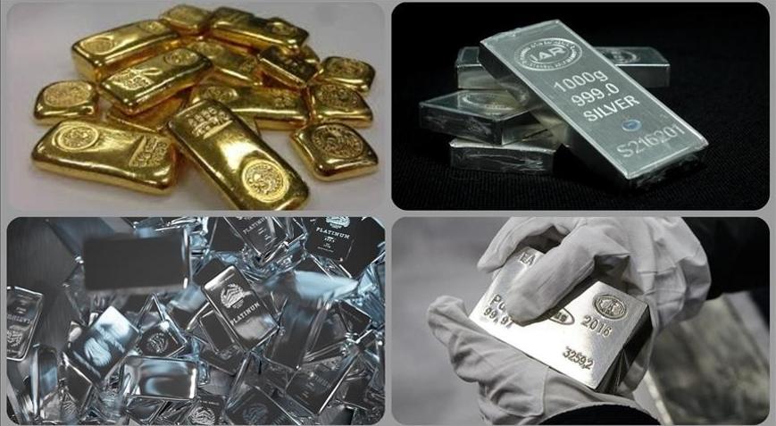 Emtia piyasasını değerli metaller sırtladı