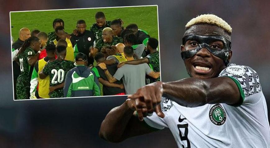 Nijeryada Osimhen tüm takımı topladı, Dünya Kupası için uyardı
