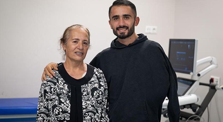 Aynı gün ameliyata alınan anne ve oğul birlikte taburcu oldu