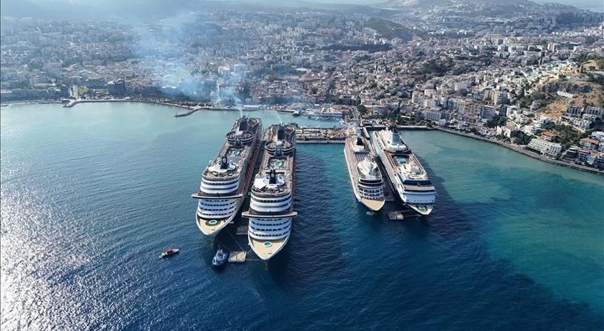 İstanbulda kruvaziyer limanlarında 410 binden fazla yolcu ağırlandı