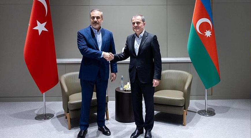 Dışişleri Bakanı Hakan Fidan, Azerbaycanlı mevkidaşı Bayramov ile Gazze’deki ateşkesi görüştü