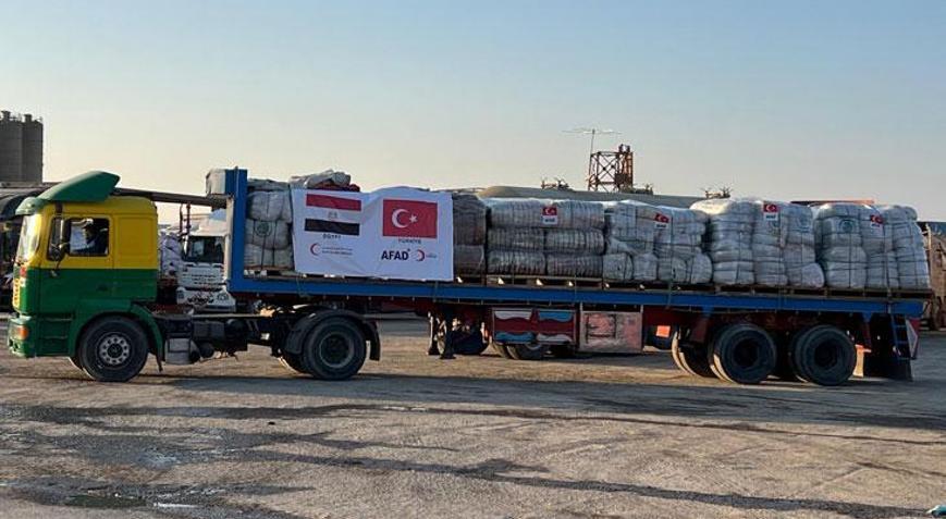 AFADdan Türkiyenin Gazzeye yönelik yardımlarına ilişkin açıklama