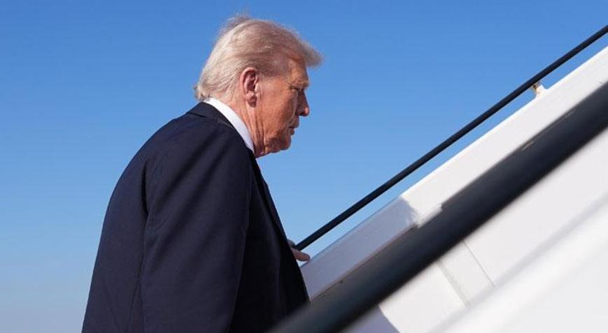 Trump, İsrailden ayrıldı