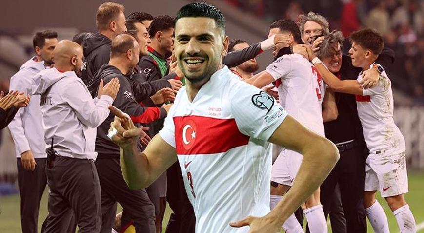 Merih Demiraldan memleketinde duble Gürcistan karşısında milli yıldız sahnede