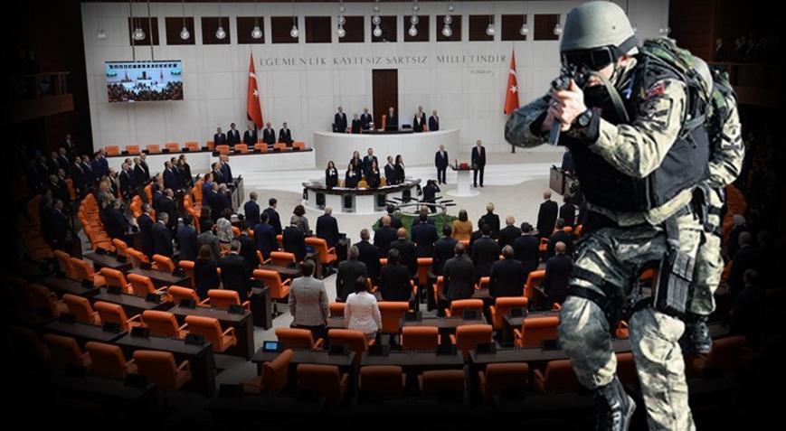 Türk askerinin Irak ve Suriyedeki görev süresinin uzatılmasına ilişkin tezkere TBMMde