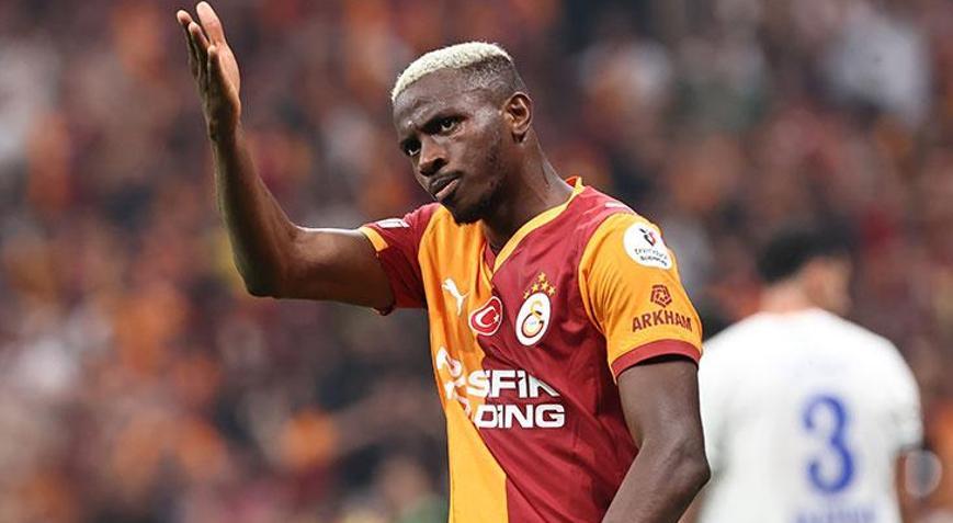 Galatasarayda Victor Osimhen büyük oynadı