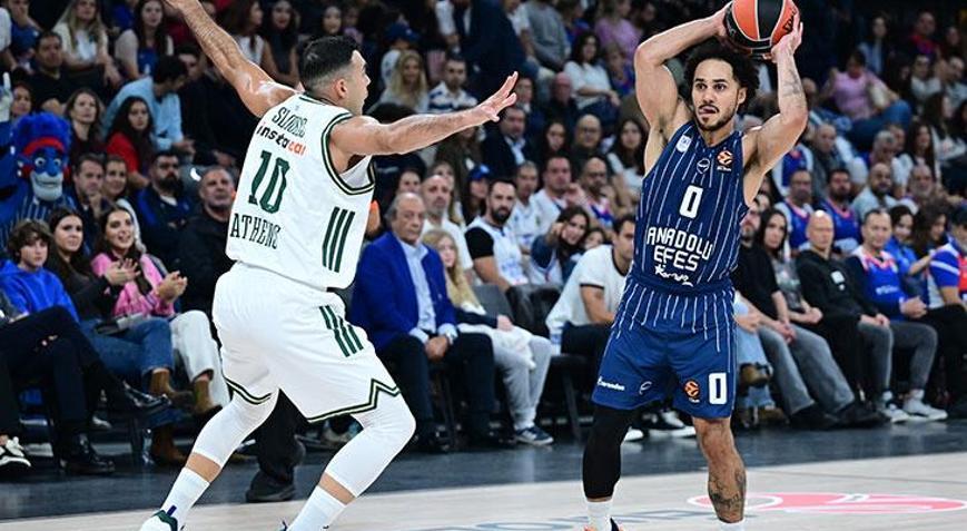 Anadolu Efes, evinde Panathinaikosa mağlup