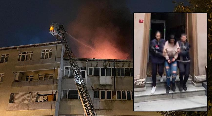 Sevgilisinin iş yerini kundaklayan kadından şok savunma: O ben değilim