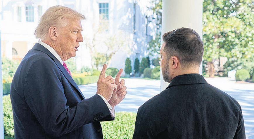 Trump Zelenskiy’e yine yükselmiş..