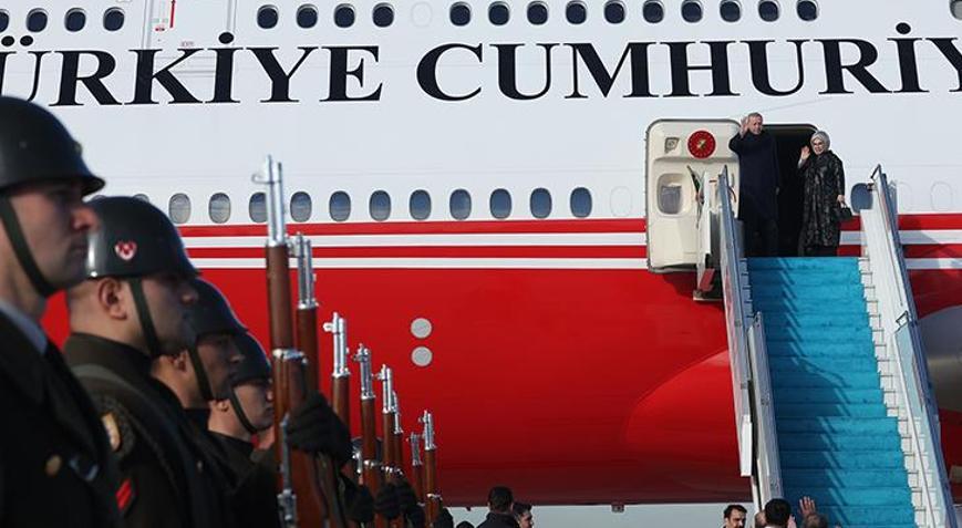 Cumhurbaşkanı Erdoğan Kuveyte gitti