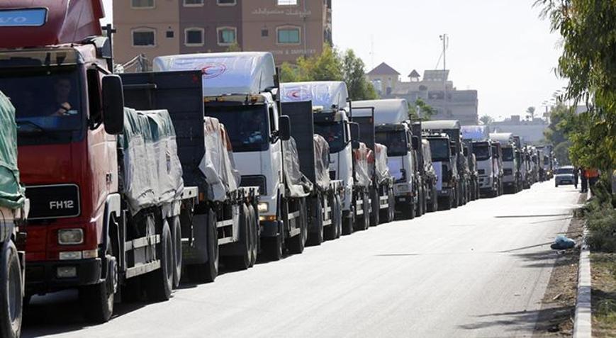 Gazze hükümeti duyurdu ‘Ateşkesten bu yana yalnızca 986 yardım tırı giriş yaptı’
