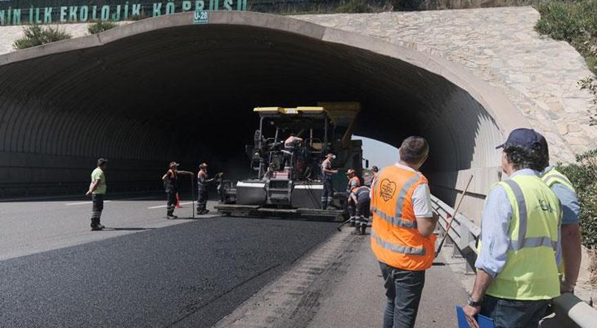 Kuzey Çevre Otoyolu İşletmesi’nden sürdürülebilir asfalt projesi