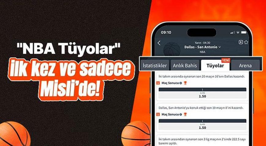 NBAde yeni sezon başladı... Maçlara özel Tüyolar ilk kez ve sadece Mislide…