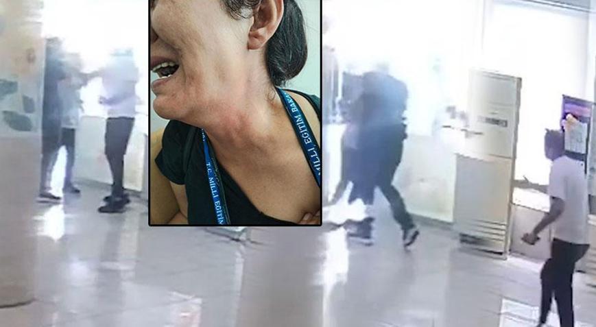 Okul koridorunda öğretmene tokat atan veli tutuklandı