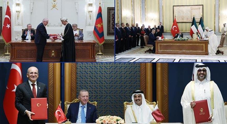 Türkiyeden Körfez çıkarması 15 milyar dolarlık ticaret hedefiyle dönüldü