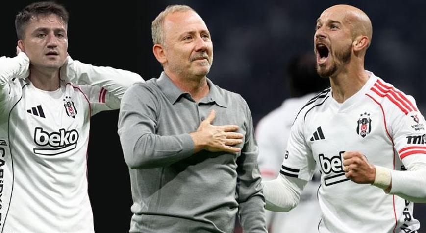 Beşiktaşta Cerny ve Cengiz Ünder kararı İşte Sergen Yalçının planı, gözler Fenerbahçe derbisinde